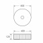 Умывальник накладной керамический Mixxus Premium Wave-0101 400x400x125mm (MP6491) Чернигов