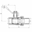 Кран з американкою 1-1/4" ручка ВАЖЕЛ (KOER KR.229) (KR0150) Ізюм