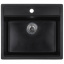 Мойка кухонная ZERIX ZS-5751S-03 Черная (ZX4596) Полтава