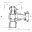 Кран з накидною гайкою 3/4" ГШБ ГАЗ КУТОВИЙ KOER KR.221.G (KR0169) Броди