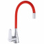Смеситель для кухни ZERIX SOP7 146 с красным гибким изливом (ZX2659) Буча