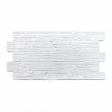 Декоративная ПВХ панель под белый камень 960х480х4мм SW-00001840 Sticker Wall