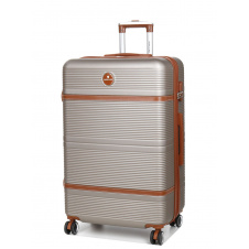 Валіза велика L ABS-пластик Worldline Airtex 629 76×52×30см 110л Шампань