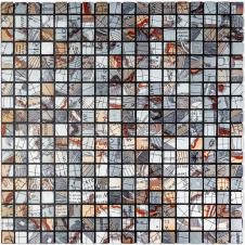 Самоклеющаяся алюминиевая плитка Sticker Wall 300х300х3 мм Разноцветный (SW-00001926)