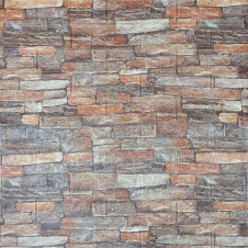Самоклеюча 3D панель Sticker Wall SW-00001319 Під камінь червоний піщаник 700x770x3мм