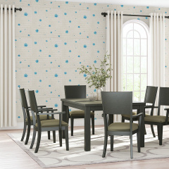 Панель стінова 3D 700х770х4мм блакитні квіти (D) Sticker Wall SW-00001977 Бровари