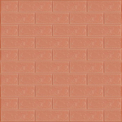 Панель стінова 3D Sticker Wall 700х770х2 мм Пудровий (D) SW-00001907 Городок