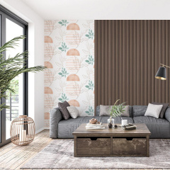 Декоративна стінова рейка Sticker Wall 160*23*3000мм (D) SW-00001538 Коричнева Новомосковськ