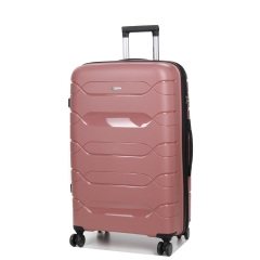 Валіза велика L поліпропілен Worldline Airtex 282 109л 74×47×30см Рожеве золото Ізмаїл