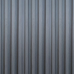 Декоративная стеновая рейка Sticker Wall 160*23*3000мм (D) SW-00001529 Темно-серая Лозовая
