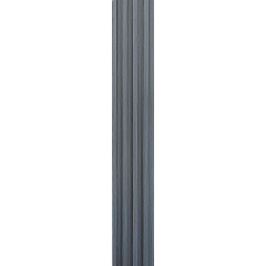 Декоративная стеновая рейка Sticker Wall 160*23*3000мм (D) SW-00001529 Темно-серая Лозовая