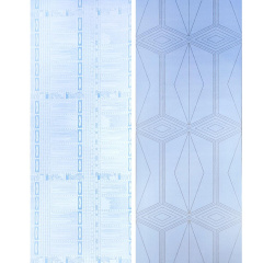 Самоклеющаяся пленка Sticker Wall SW-00001218 Голубая с золотом 0,45х10м Братское