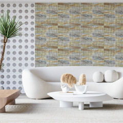 Самоклеюча PET мозаїка Sticker Wall 300х300х4 мм Різнокольоровий (D) SW-00002442 Вишневе