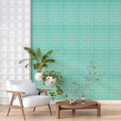 Самоклеющаяся стеновая панель Sticker Wall 3D NEW CULTURAL WALL 70*70cm*5mm GREEN+SILVER (D) SW-00001803 Бердичев