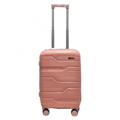 Чемодан маленький S полипропилен Milano bag 0306 56×35×24см 33л Розовый Хуст
