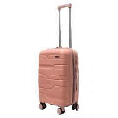 Чемодан маленький S полипропилен Milano bag 0306 56×35×24см 33л Розовый Хуст