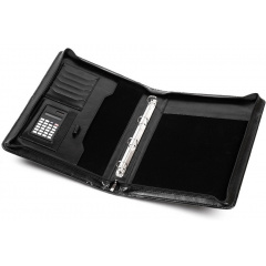 Папка ділова з ручкою зі шкірозамінника JPB AK-64 Чорна Курінь