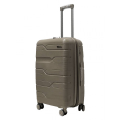 Чемодан средний M полипропилен Milano bag 0306 65×42×28см 56л Шампань Мукачево