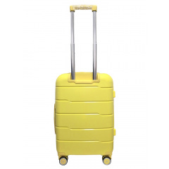 Чемодан малый S+ из полипропилена Milano bag 0305 52л Желтый Хуст