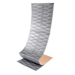 Самоклеюча 3D панель кладка срібло Sticker Wall 19600х700х5мм Івано-Франківськ
