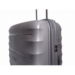 Чемодан дорожный Средний (М) Полипропилен Airtex 242 75л 65,5x46x27,5см Серый Киев