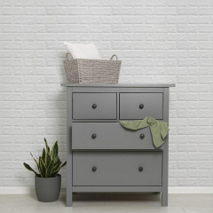 Самоклеюча 3D панель Sticker Wall під білу цеглу в рулоні 3080x700x3мм (R001-3) Черкаси