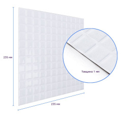 Самоклеюча поліуретанова плитка 235х235х1мм (D) Sticker Wall SW-00001940 Суми