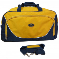 Сумка на колесах 57L Wallaby 10428-7 синя з жовтим Ужгород