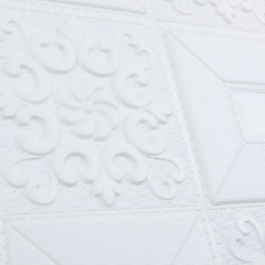Самоклеющаяся 3D панель 3D Loft HP-HC01-3 Белая орнамент 700x700x3мм Обухов