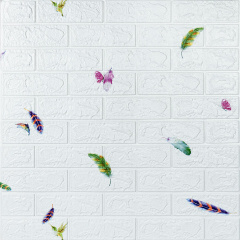 Панель самоклеюча 3D Sticker Wall 700х700х3 мм Білий (D) SW-00001969 Тернопіль
