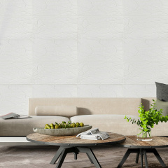 Панель 3D WHITE Sticker Wall 700х700х6 мм Білий (D) SW-00001948 Луцьк