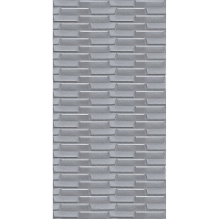 Самоклеюча 3D панель кладка срібло Sticker Wall 3080х700х5мм Доманівка
