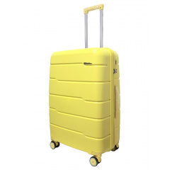 Чемодан средний M+ из полипропилена Milano bag 0305 84л Желтый Фастів