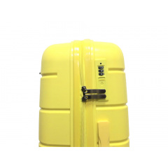 Чемодан средний M+ из полипропилена Milano bag 0305 84л Желтый Фастів