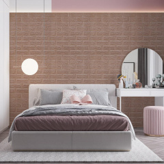 Самоклеющаяся стеновая панель Sticker Wall 3D 700х770х7мм кирпич кофе с молоком (D) SW-00001800 Лубны