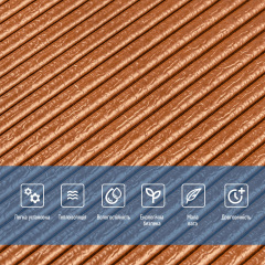 Панель 3D Bronze 700х700х4mm (D) Sticker Wall SW-00001955 Золотоноша