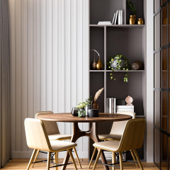 Декоративна стінова рейка Sticker Wall 160*23*3000мм (D) SW-00001533 Біла Конотоп