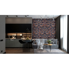 Самоклеюча декоративна 3D панель 3D Loft OS-CZ08-3 Під зістарену Катеринославську цеглу 700x770x3мм Миколаїв