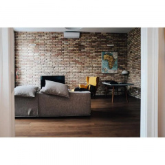 Самоклеюча вінілова плитка 3D Loft темне дерево (СВП-004) Павлоград