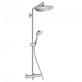 Душова система з термостатом для настінного монтажу Hansgrohe Croma Select 280 Air 1jet Showerpipe (26790000)