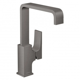 Змішувач для умивальника Hansgrohe Metropol 230 із донним клапаном чорний хром