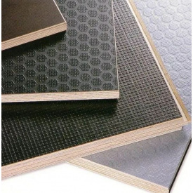 Фанера ламінована вологостійка сітка транспортна, меблева, для опалубки 12х1250х2500 F/W Riga Heksa+ сіра