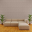 Самоклеюча декоративна 3D панель цегла контраст світло-чорна Loft Expert 680x680x4 мм Хуст