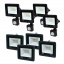 Комплект прожекторов Lightwell 20W 4 x LW-FL-B-20 и 4 x LW-FL-B-20-S с датчиком движения Тернополь