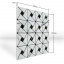 Самоклеюча PET мозаїка Sticker Wall 300х300х4 мм Чорно-білий (D) SW-00002447 Слов'янськ