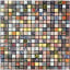 Самоклеюча алюмінієва плитка Sticker Wall 300х300х3 мм Різнокольоровий (SW-00001925) Дніпро