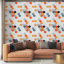 Панель стеновая 3D 700х770х4мм мозаика оранжевая (D) Sticker Wall SW-00002013 Лубны