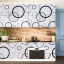 Самоклеющаяся пленка Sticker Wall SW-00001201 Серебряные круги 0,45х10м Белая Церковь