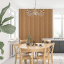 Декоративная стеновая рейка Sticker Wall 160*23*3000мм (D) SW-00001526 Светло-коричневая Софиевская Борщаговка