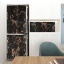 Самоклеюча плівка Sticker Wall SW-00001282 Чорний мармур із жовтим 0,45х10мх0,07мм Ірпінь